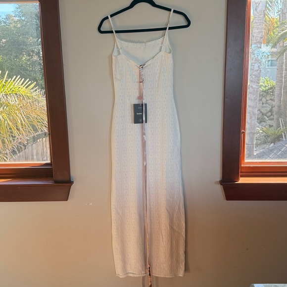 House of CB Myla Maxi Dress in White size Small NWT, White Knit Maxi Dress - Picture 5 of 8